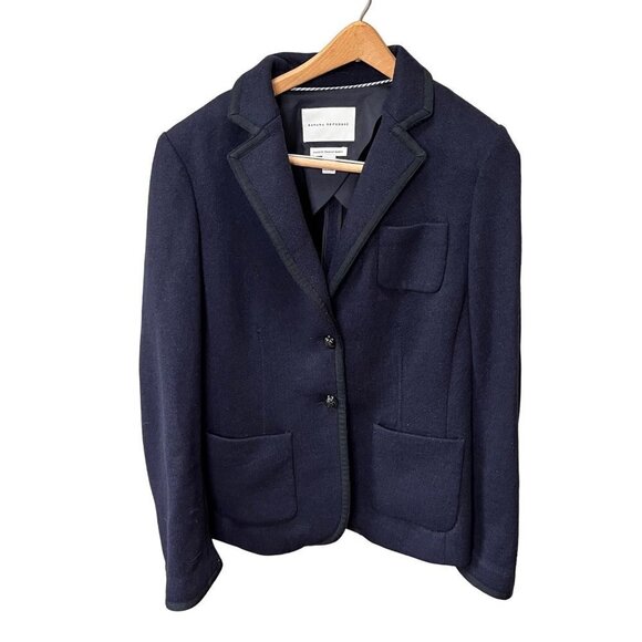 Banana Republic Pocket Wool‎ Blend Sweater Blazer- Size 12 - Picture 1 of 5